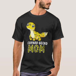 Camiseta Gecko Mãe Reptile Gecko Animal Leopar
