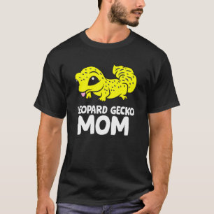 Camiseta Gecko Mãe Reptile Gecko Animal Leopar