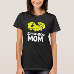 Camiseta Gecko Mãe Reptile Gecko Animal Leopar