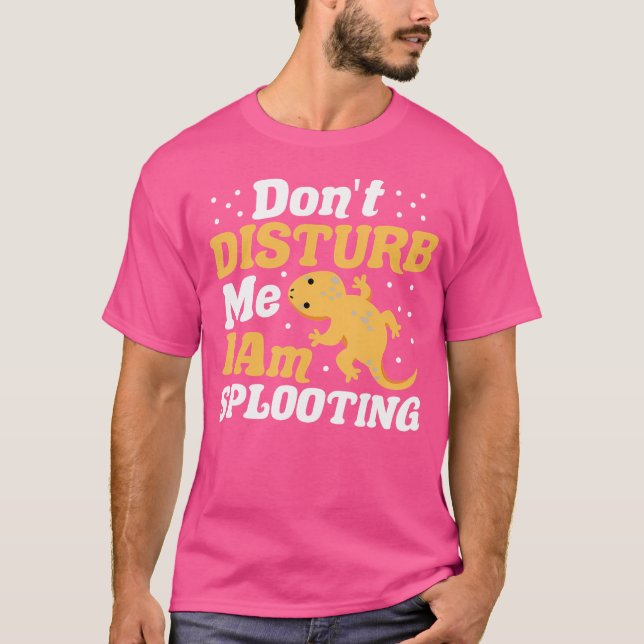 Camiseta Gecko Sleeping Lizard Crested Leopard Gecko (Frente)