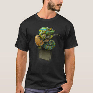Camiseta Gecko Toca Música De Violão