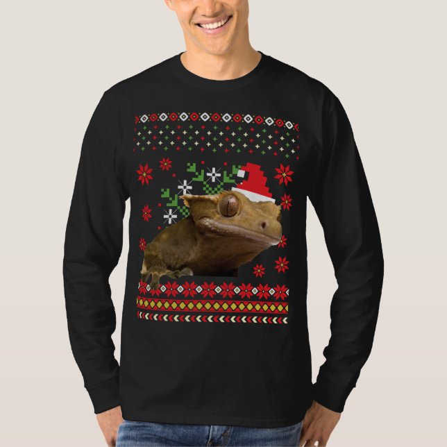 Camiseta Gecko Ugly Christmas Sweater (Frente)