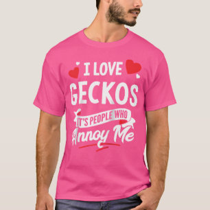 Camiseta Geckos I Love Geckos Baseball