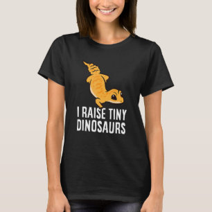 Camiseta Geckos Leopard Lizard I Levanta dinossauros pequen