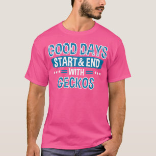 Camiseta Geckos Lover Clothes Animal Cote Gecko