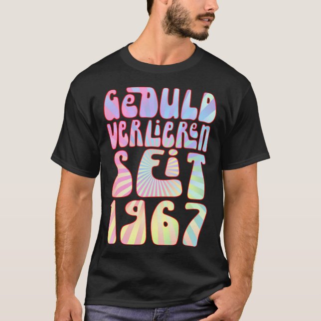 Camiseta Geduld Verlieren Seit 1967 56 Jahre Alter Geburtst (Frente)