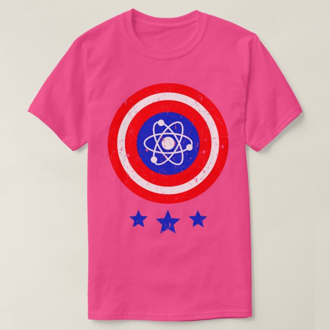 Camiseta Geek Atom da Física do Cientista Físico (Frente do Design)