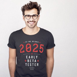 Camiseta Geek Beta 2025 Engraçado