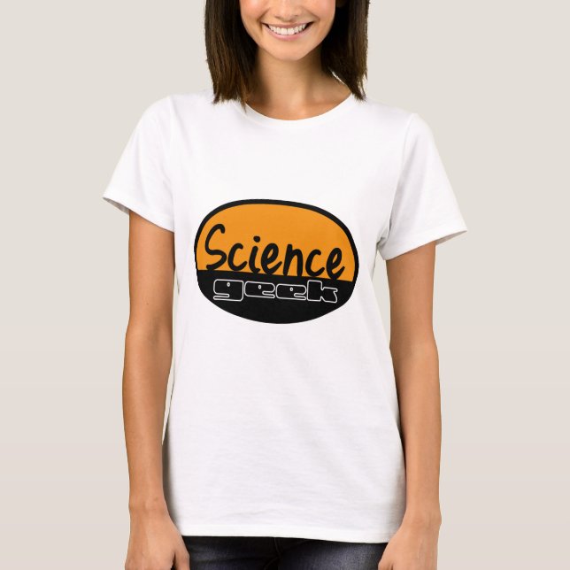 Camiseta Geek da ciência (Frente)