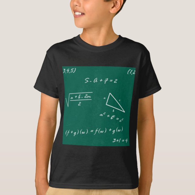 Camiseta geek de álgebra professor de matemática (Frente)