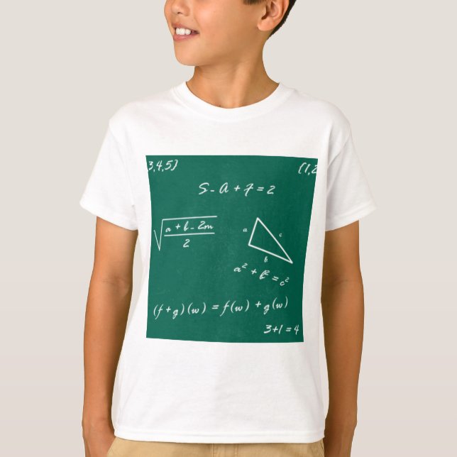 Camiseta geek de álgebra professor de matemática (Frente)