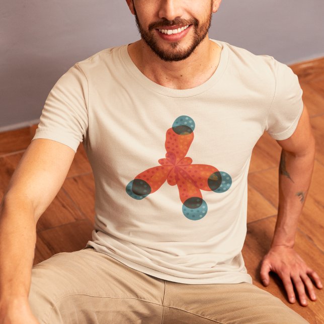 Camiseta Geek de Ciência da Química Orgânica Molécula (Criador carregado)