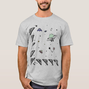 Camiseta Geek de espaço