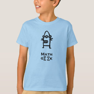 Camiseta Geek de matemática de três olhos