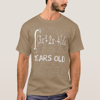 Camiseta Geek de matemática engraçado de 40 anos aniversári
