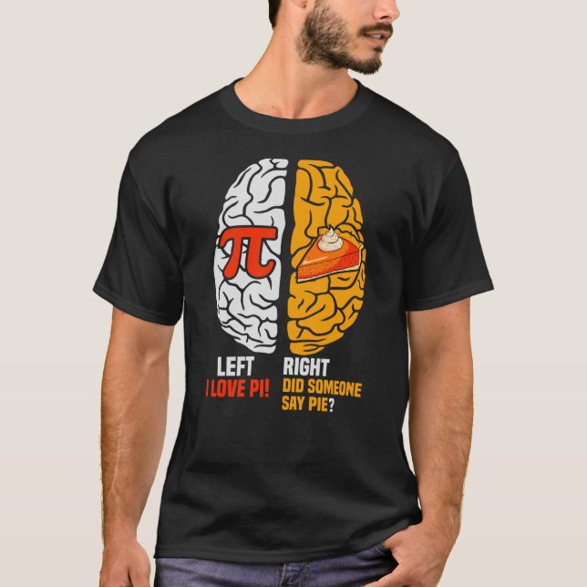 Camiseta Geek De Maxila Do Cérebro Direito Do Lado Esquerdo (Frente)
