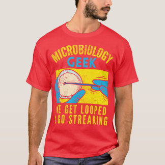 Camiseta Geek de microbiologia