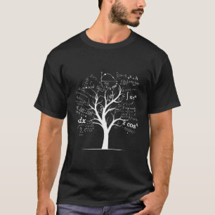 Camiseta Geek de Nerd de Professores de Árvore de álgebra A