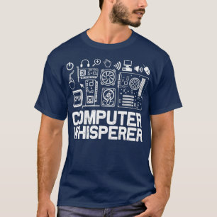 Camiseta Geek de Nerd de suporte técnico de TI para sussurr