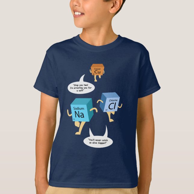 Camiseta Geek de Química Engraçado Elementos Químicos Anive (Frente)