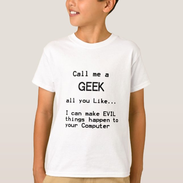Camiseta Geek do computador (Frente)