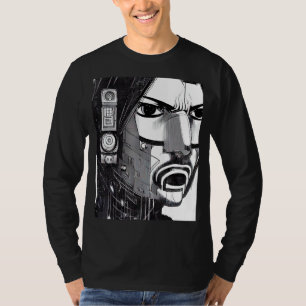 Camiseta Geek do computador com hacker Cyberpunk design_13