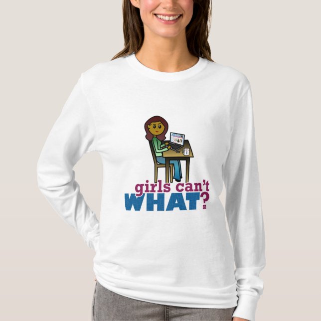 Camiseta Geek do computador - Escuro (Frente)