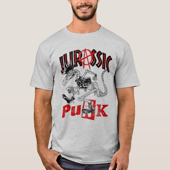 Camiseta Geek do tronco Jurássico (Frente)