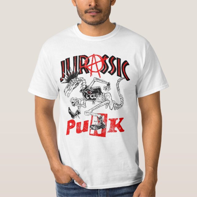 Camiseta Geek do tronco Jurássico (Frente)
