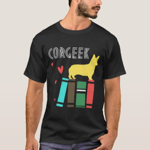 Camiseta Geek Engraçado Corgi Design