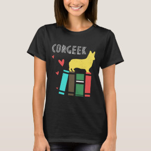 Camiseta Geek Engraçado Corgi Design