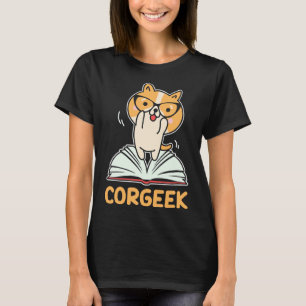 Camiseta Geek Engraçado Corgi Design do Corgeek 51