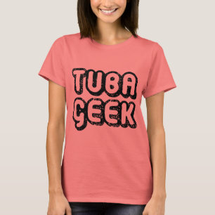 Camiseta Geek Engraçado Tuba - Retro