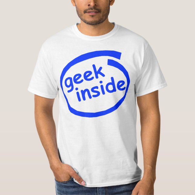 Camiseta Geek para dentro (Frente)