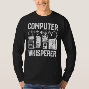 Camiseta Geek Técnico de Ti do Suspeitador de Computador Ge