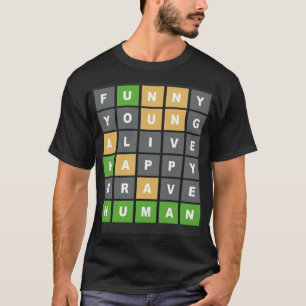 Camiseta Geeks de jogos online do Word Game online jogadore