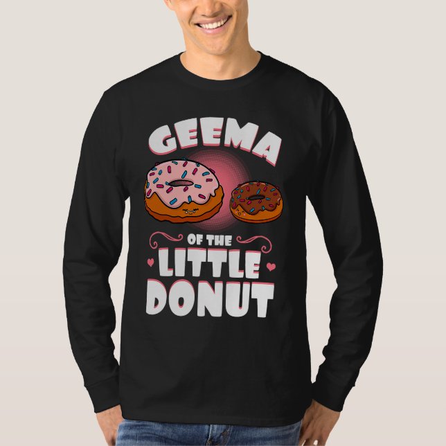 Camiseta Geema Of The Little Donut Gender Reveal Baby Showe (Frente)