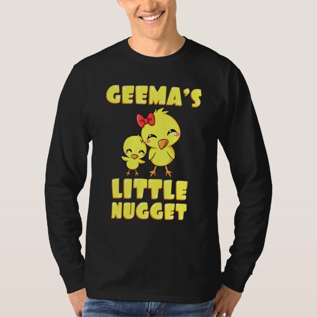 Camiseta Geemas Little Nugget Chicken Dia de as mães (Frente)