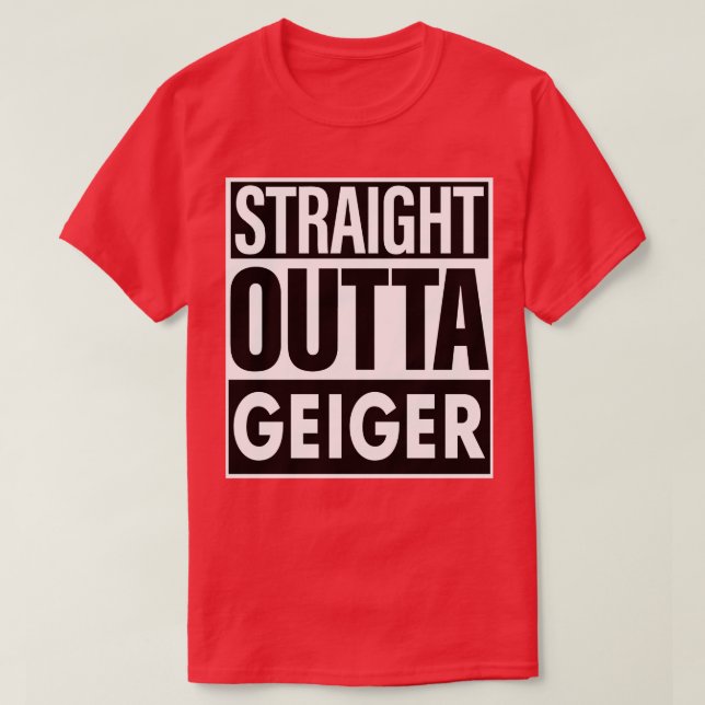 Camiseta Geiger Name Hetero Out Geiger (Frente do Design)