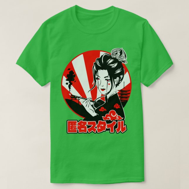Camiseta Geisha (Frente do Design)