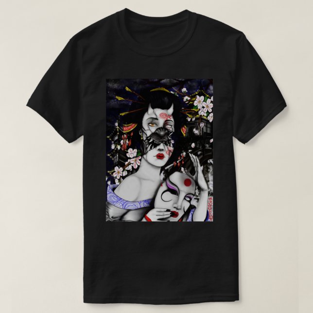 Camiseta Geisha1 (Frente do Design)