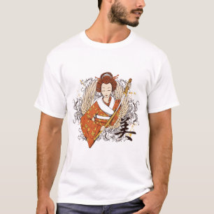 Camiseta Geisha Artistics Cultura Cute