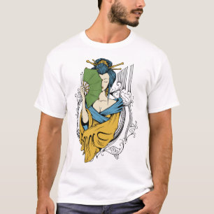 Camiseta Geisha Artistics Cultura Cute