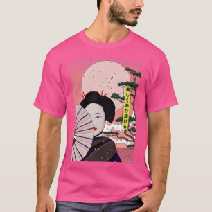 Camiseta Geisha Be BeauBellinda japonesa estilo de manga ja