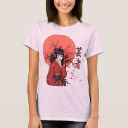 Camiseta Geisha | Bonita Sakura | Víblias orientais