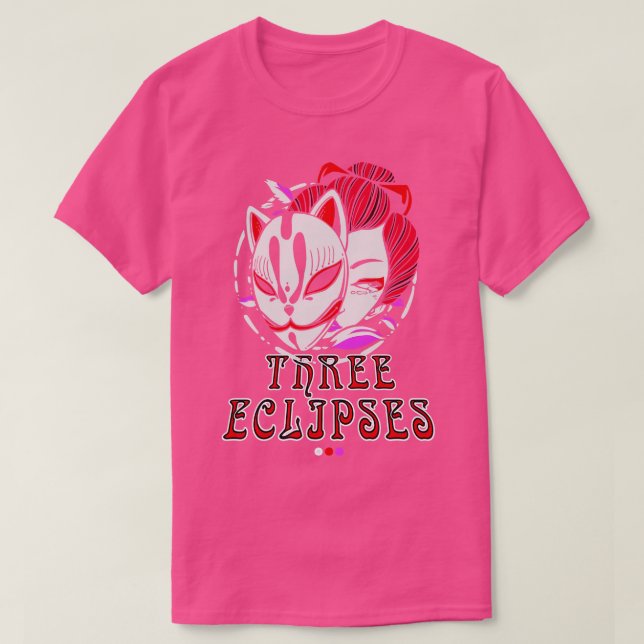 Camiseta Geisha Japonês Fox Kitsune Style (Frente do Design)