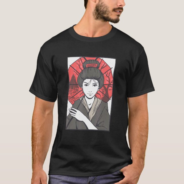 Camiseta Geisha Japonesa (Frente)