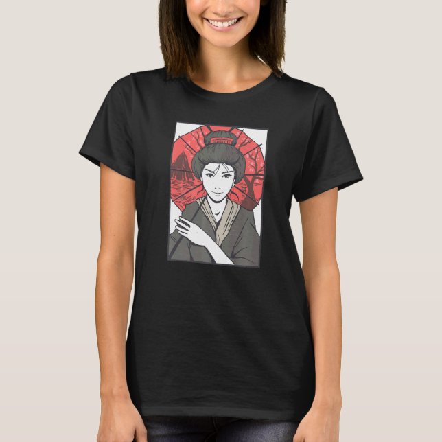 Camiseta Geisha Japonesa (Frente)