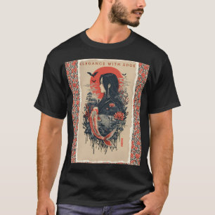 Camiseta Géisha Japonesa – estética de Geisha Japonesa ret