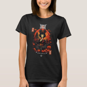 Camiseta Geisha Japonesa Na Rua Da Cidade De Tóquio No Hall